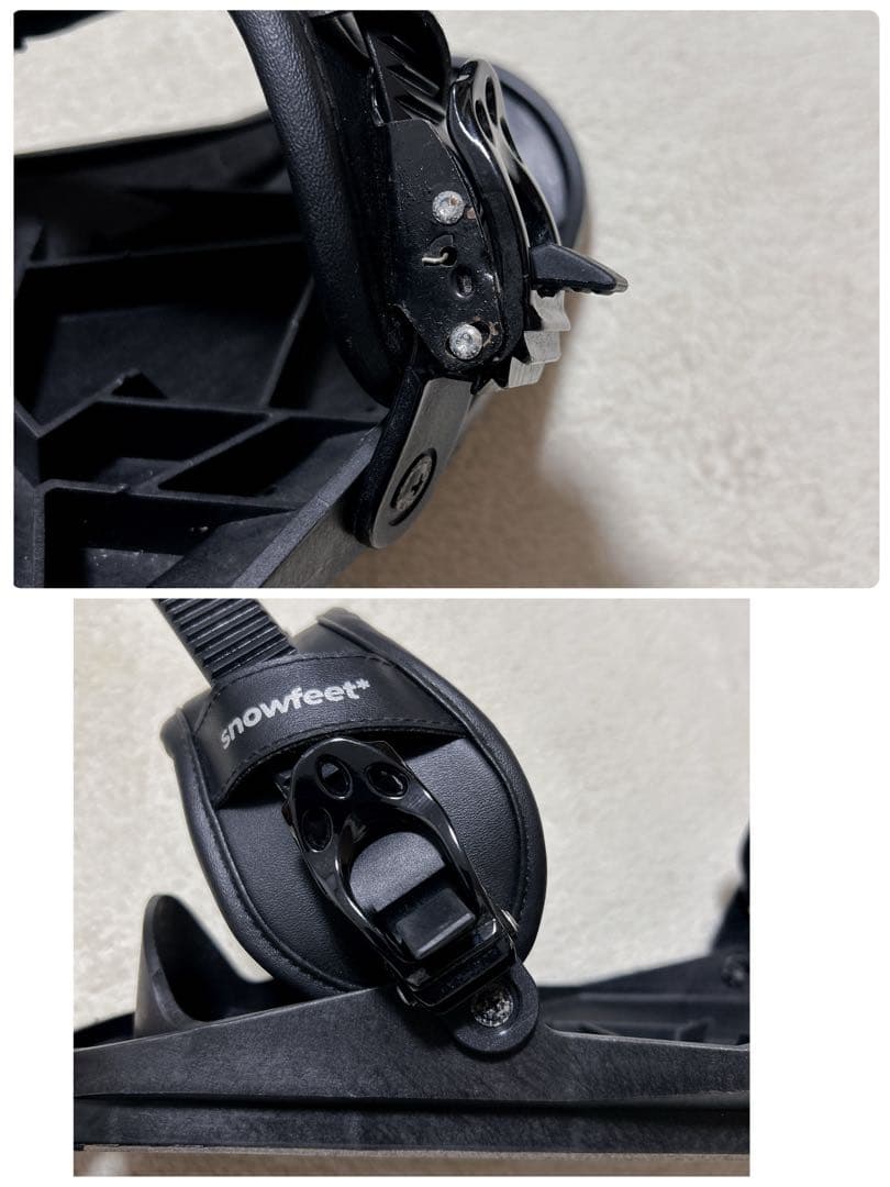 正規品 feet X 専用袋付き　スノーフィートXブラック