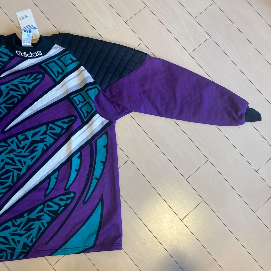 デッドストック英国製adidasキーパーシャツM定価¥12,000