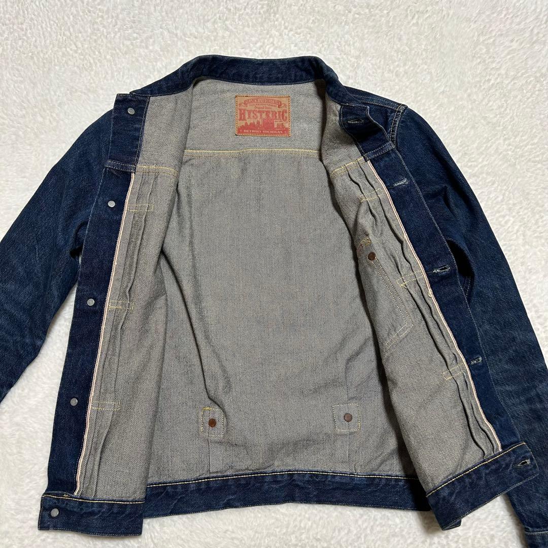 ヒステリックグラマー 1stTYPE WNB加工 デニムジャケット ハチノス S