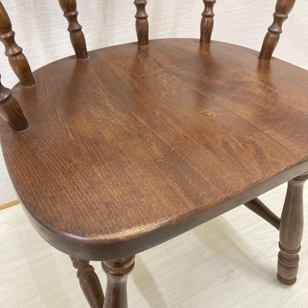 【飛騨産業】キツツキ　アームチェア　椅子　ダイニングチェア　２脚セット