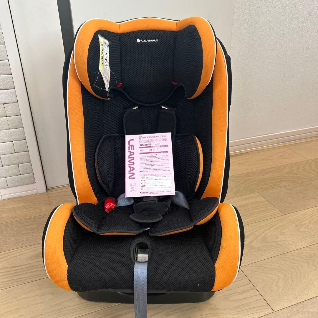 リーマン カイナ チャイルドシート ベビー ブラック オレンジ - メルカリ