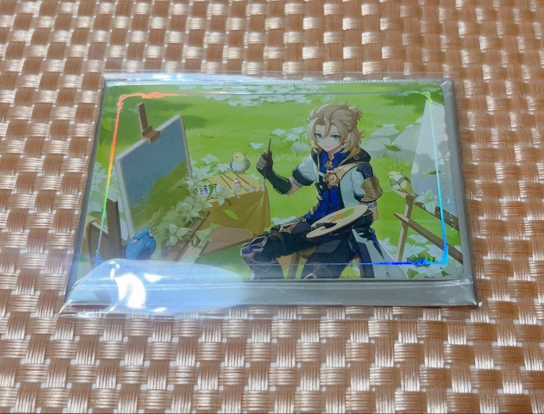 原神 東京タワー ホログラムミニカード ミニカード アルベド - メルカリ