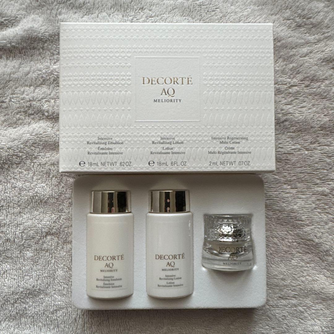 新品）DECORTE AQ ミリオリティ トライアル3点セット - メルカリ