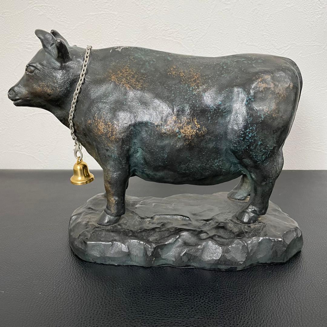 【値下げok】柴田書店特製 鉄 牛 置物 部位 ディスプレイ 焼肉 肉屋