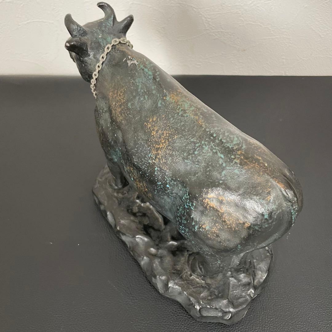 【値下げok】柴田書店特製 鉄 牛 置物 部位 ディスプレイ 焼肉 肉屋