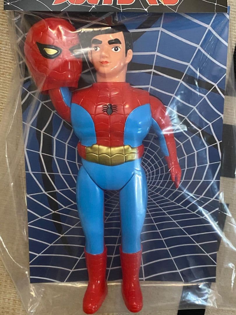 1978 スパイダーマン ソフビ ポピー SPIDERMAN 面取れ 25㎝ - メルカリ