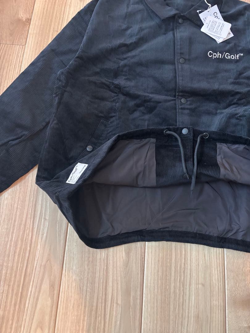 今季新作 コーデュロイコーチジャケット XL ブラック 新 発売