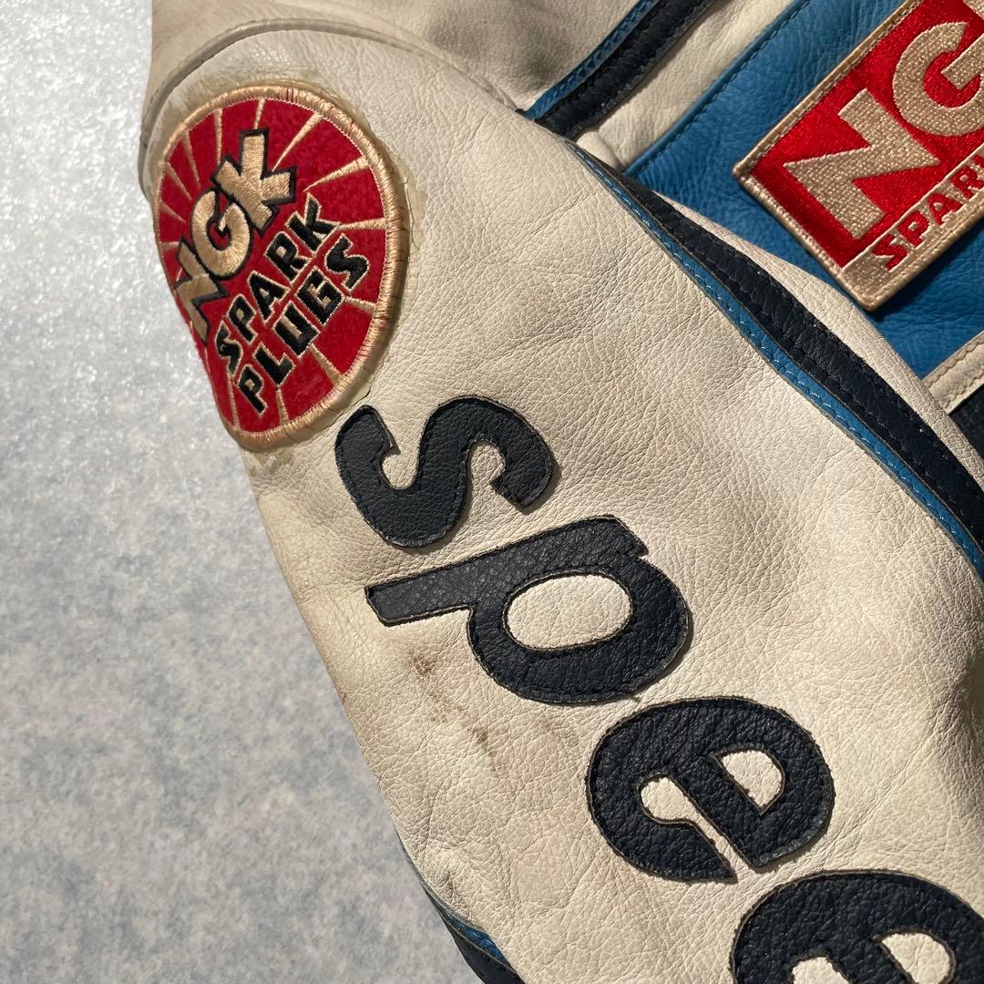 SPEED MODE ヴィンテージ レーシングジャケット オールレザー イタリア