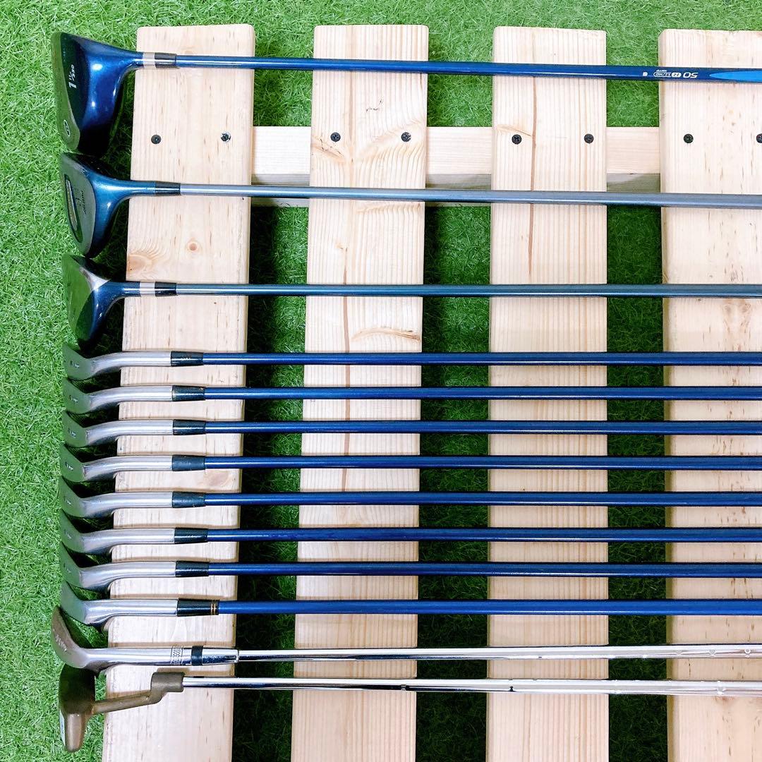 H1.ミズノ　初心者オススメ　ゴルフクラブ　メンズセット　右利き　13本