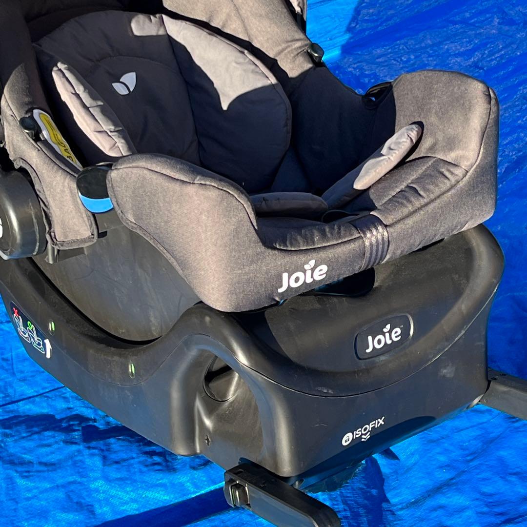 Joie チャイルドシート D1404AABLK500 ベビーシート ベース付き - メルカリ