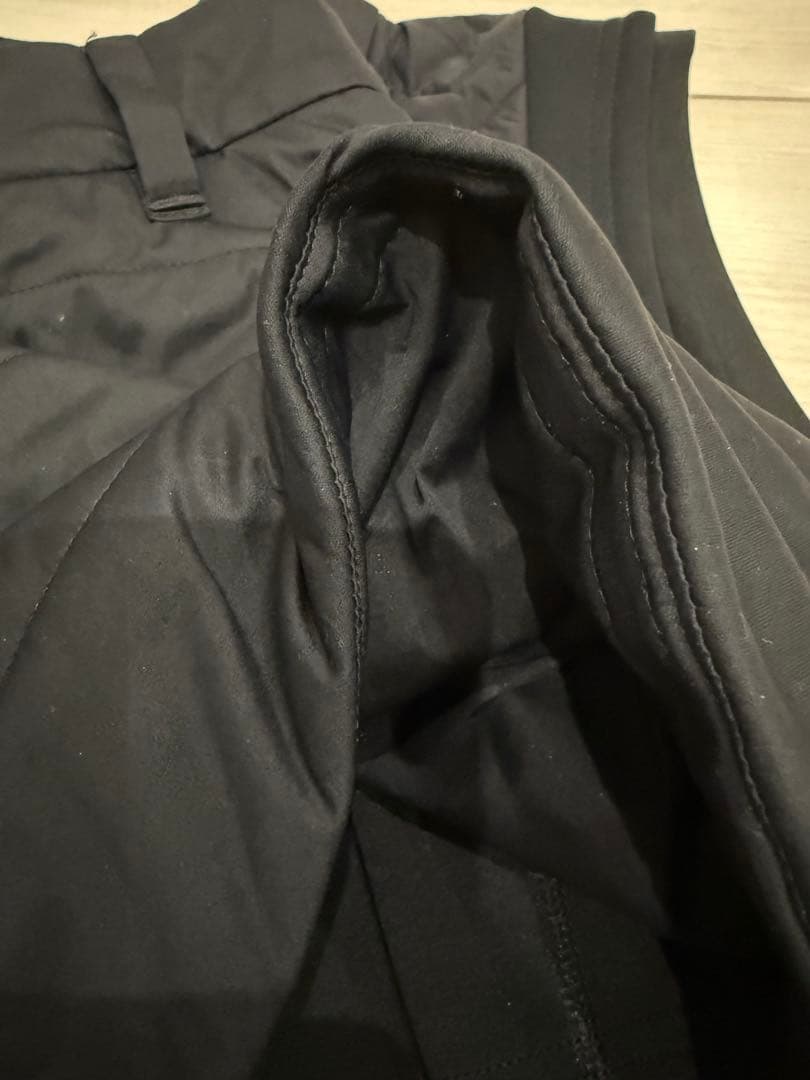 adidas 中綿ベスト×スカート セットアップ XS 黒 ゴルフ 防寒 スポーツ