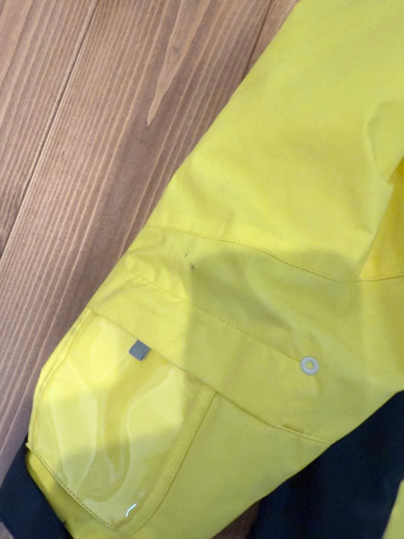 デサント DESCENTE スキーウェア上下　イエロー/ネイビー　130