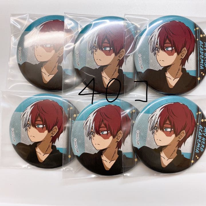 缶バッジ 花火 ヒロアカ 轟焦凍 - メルカリ