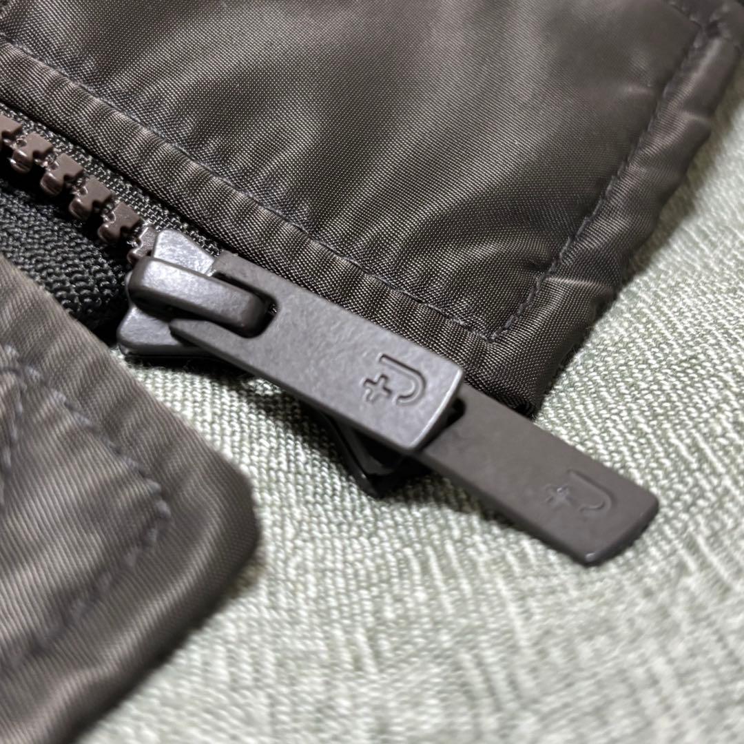 UNIQLO +J MA-1 フライトジャケット ダウン ダークグレー S 美品