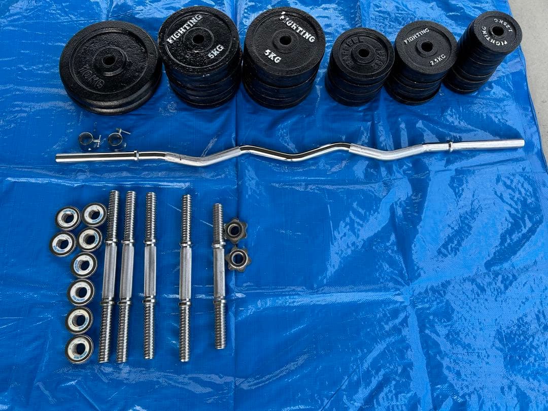 【引き取り限定】ホームジム筋トレ器具一式セット