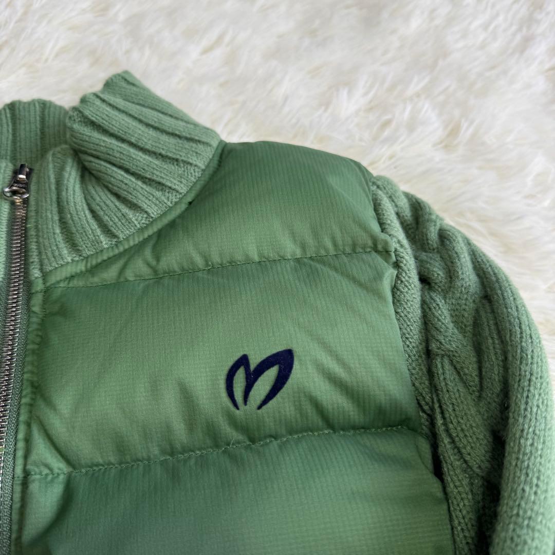 マスターバニー】美品 ダウンジャケット カーキ 肉厚 1サイズ