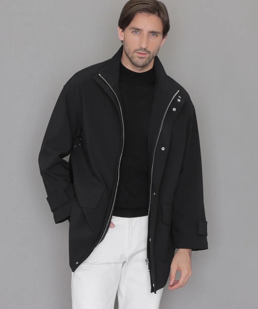 マッキントッシュロンドン　シンセティックスタンドカラーブルゾン42XL