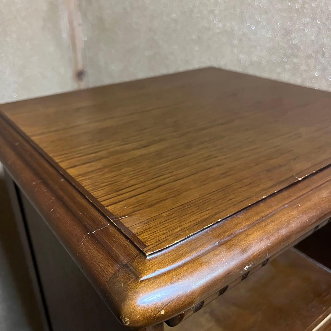 東海家具 Windsor サイドテーブル 電話台 テレフォンスタンド 木製の