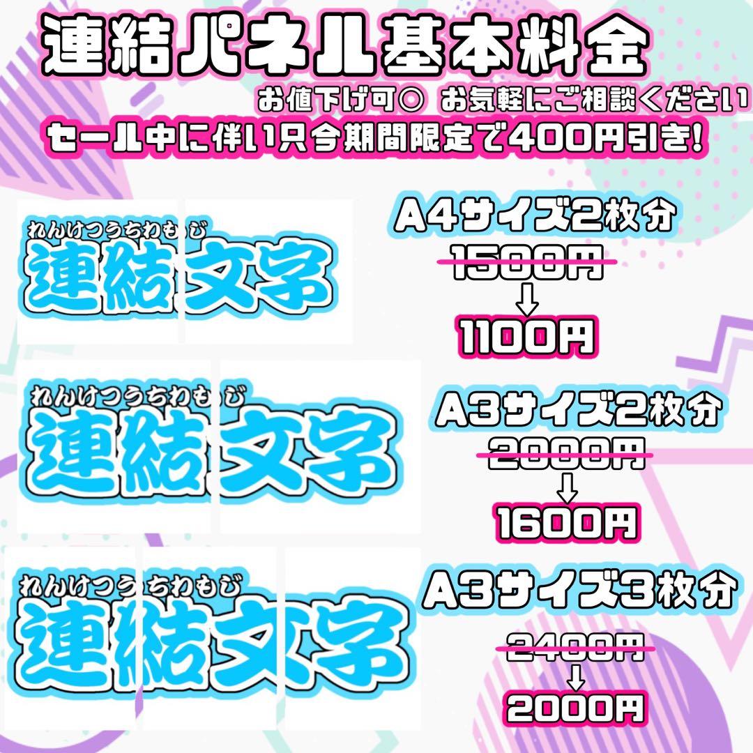 グリッター風 連結うちわ文字 文字パネル うちわ文字 ネームボード