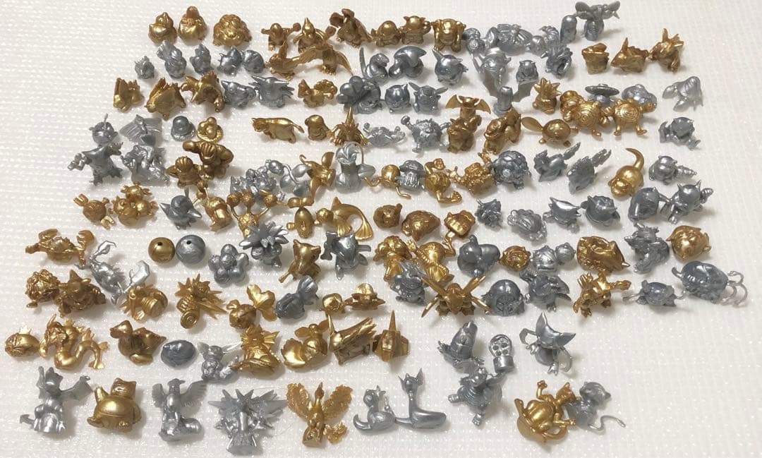 ポケモン フィギュア フルカラーコレクション 金 銀 ゴールド シルバー