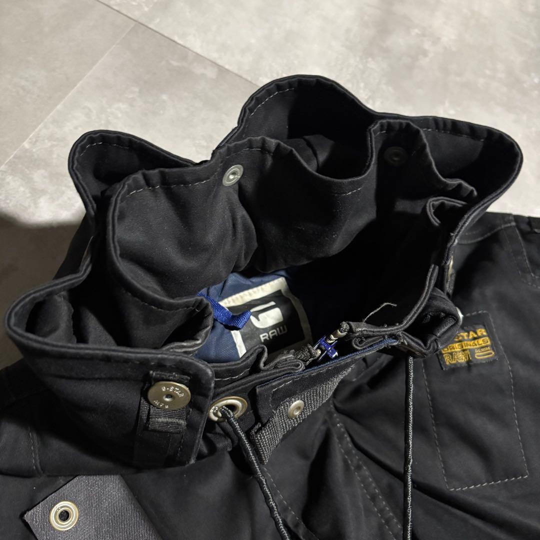 00s G-STAR フライトジャケット　マウンテンパーカー　ブラック　y2k