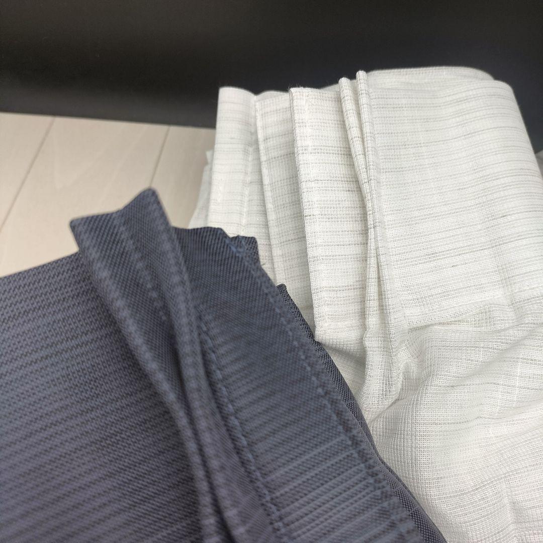 川島織物◆レース&ドレープ◆2枚1組◆W1000×H1190◆HP2411BL7