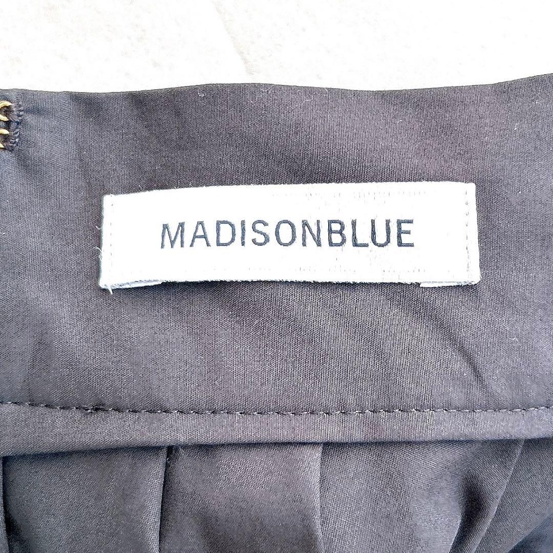 希少✨美品　マディソンブルー　タックボリュームスカート　近年モデル　ブラック00