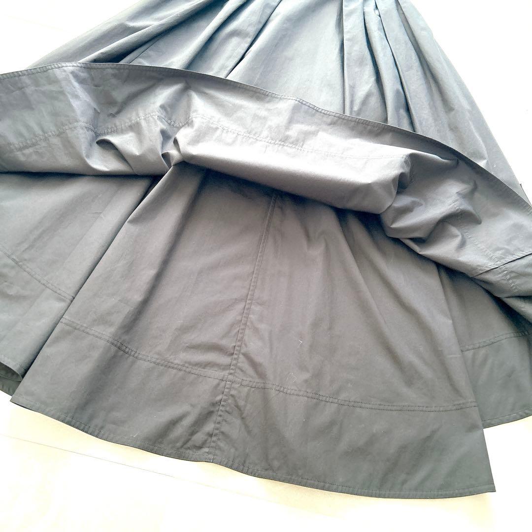 希少✨美品　マディソンブルー　タックボリュームスカート　近年モデル　ブラック00