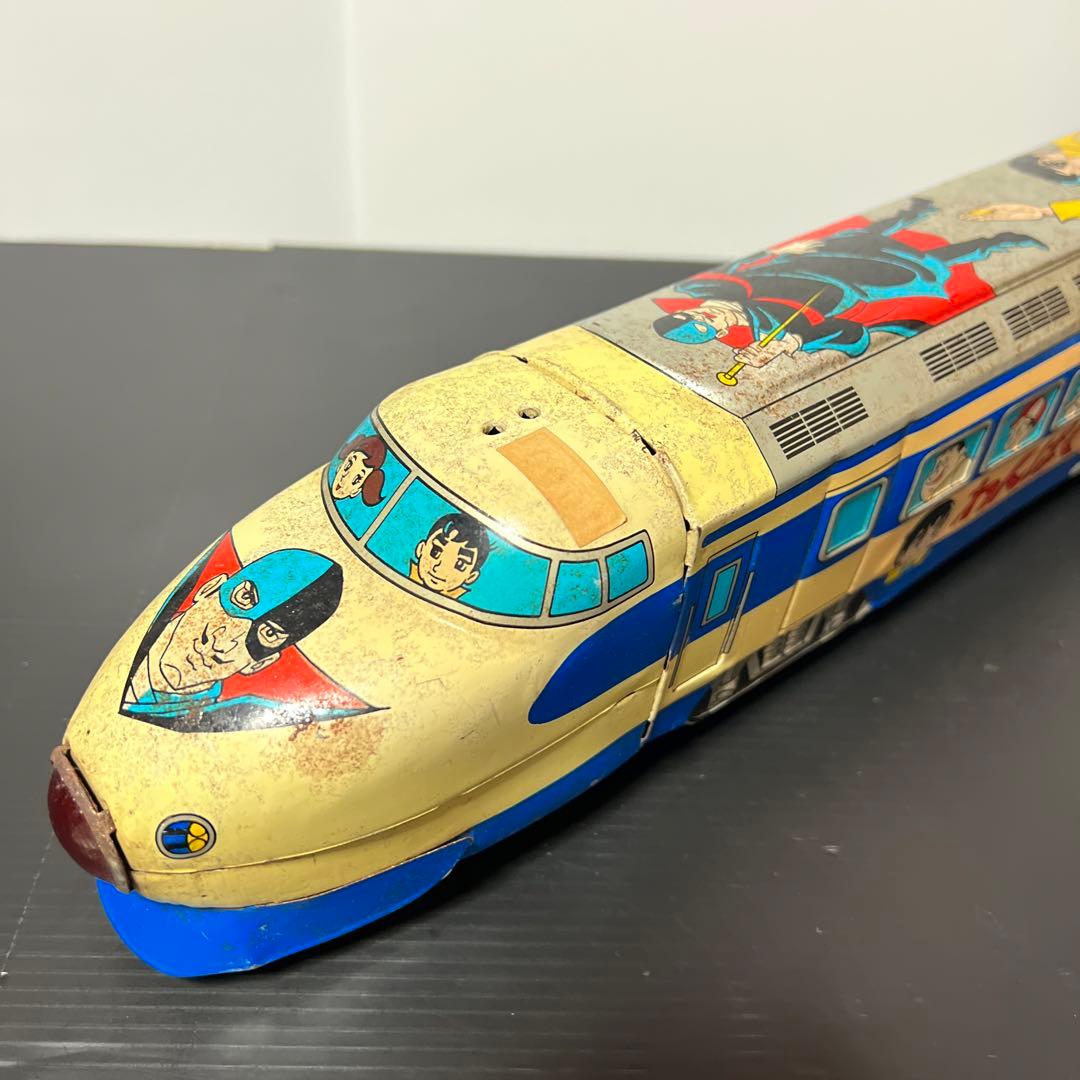 レア❗️ 昭和レトロ 当時物 浅草トイ わんぱく探偵団 ひかり号 ブリキ
