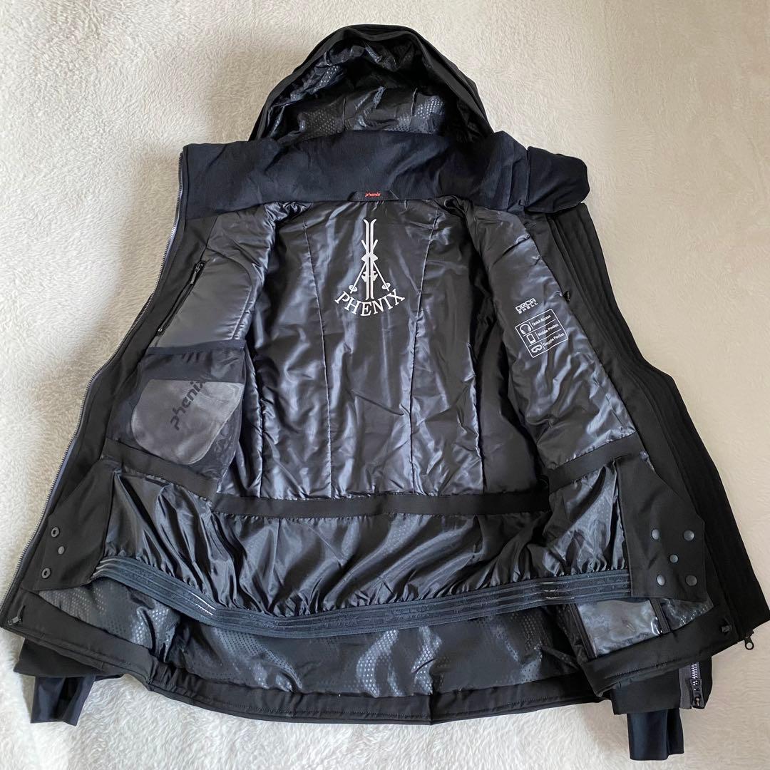 【美品】フェニックス 高級ライン スキーウェア　ダウンジャケット　ブラック