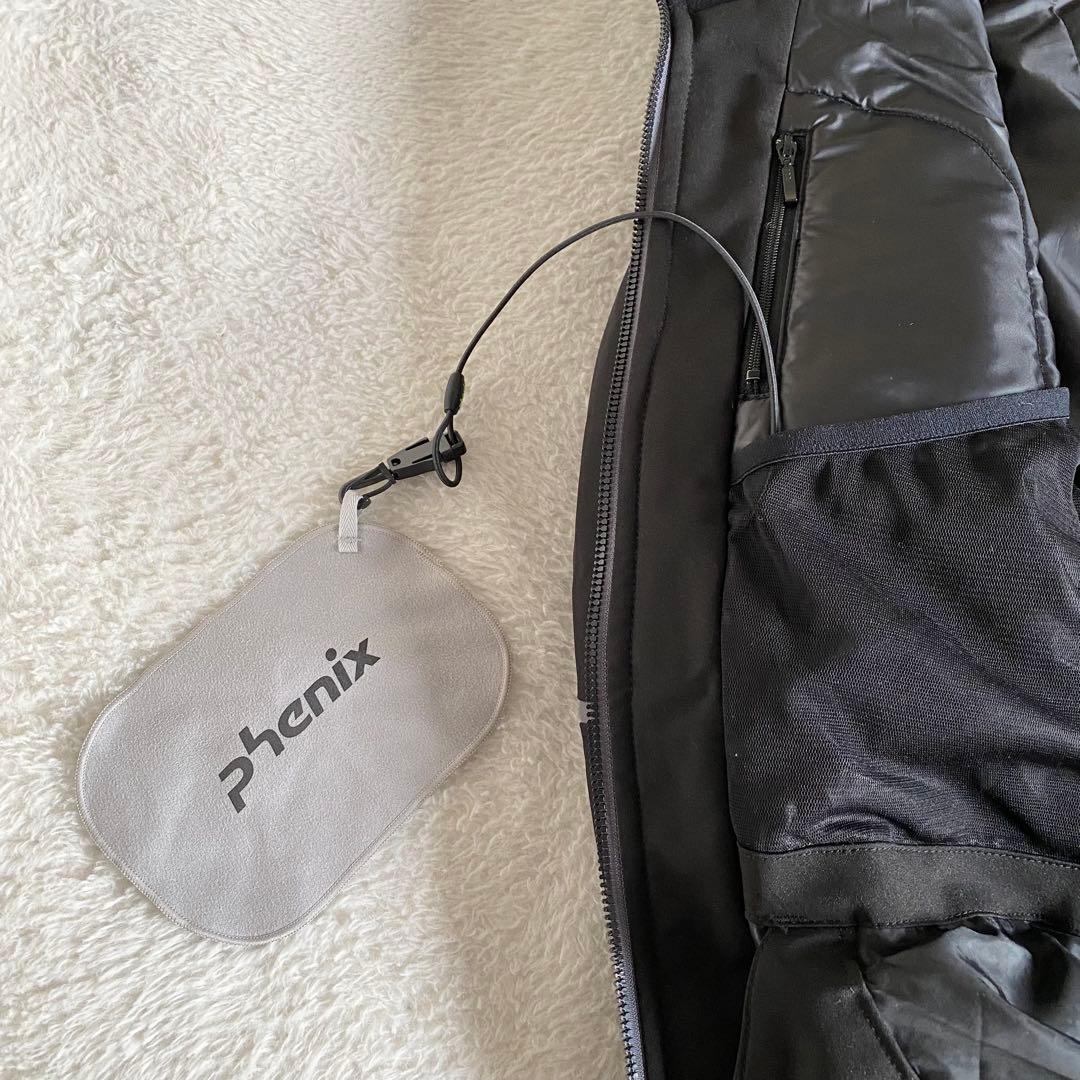 【美品】フェニックス 高級ライン スキーウェア　ダウンジャケット　ブラック