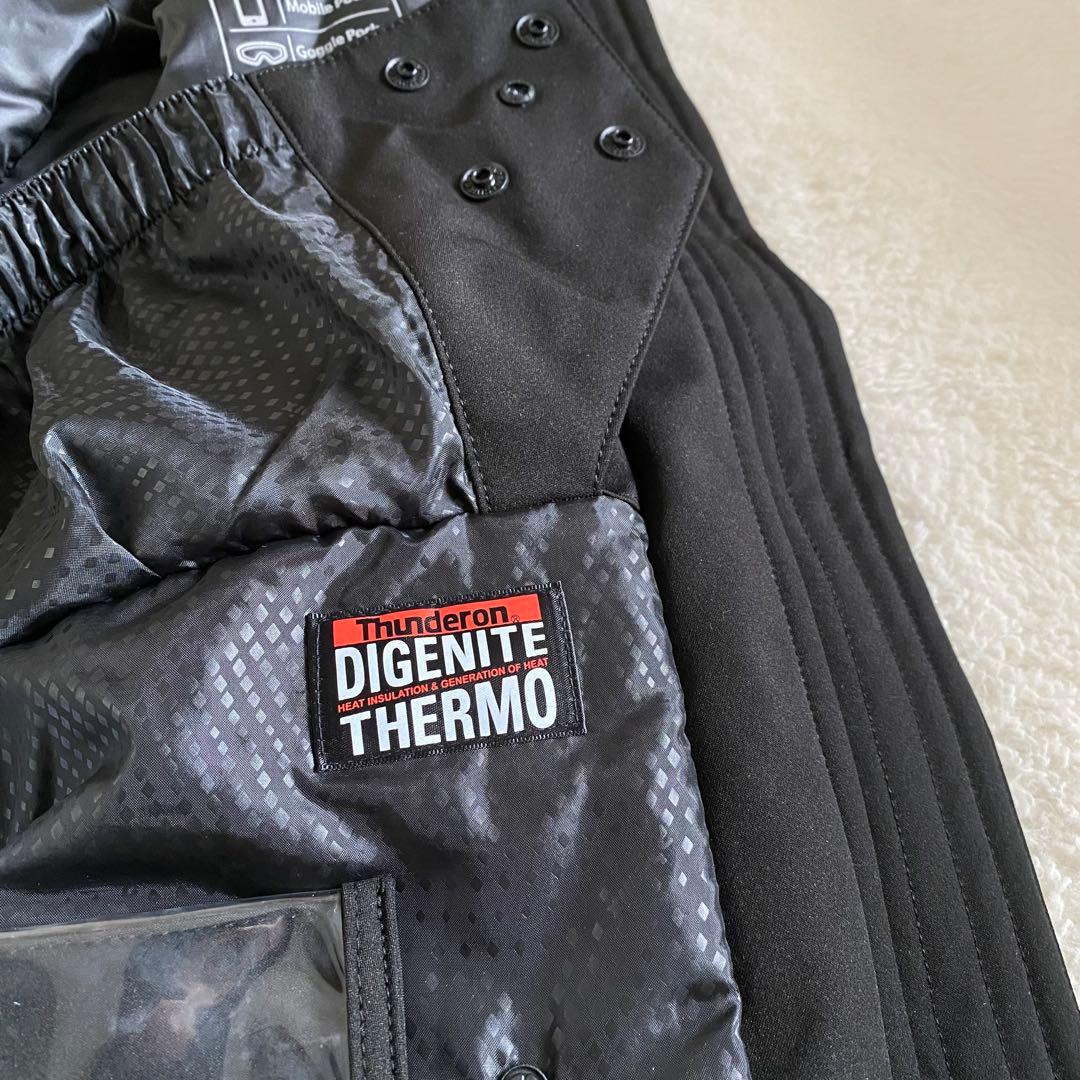 【美品】フェニックス 高級ライン スキーウェア　ダウンジャケット　ブラック