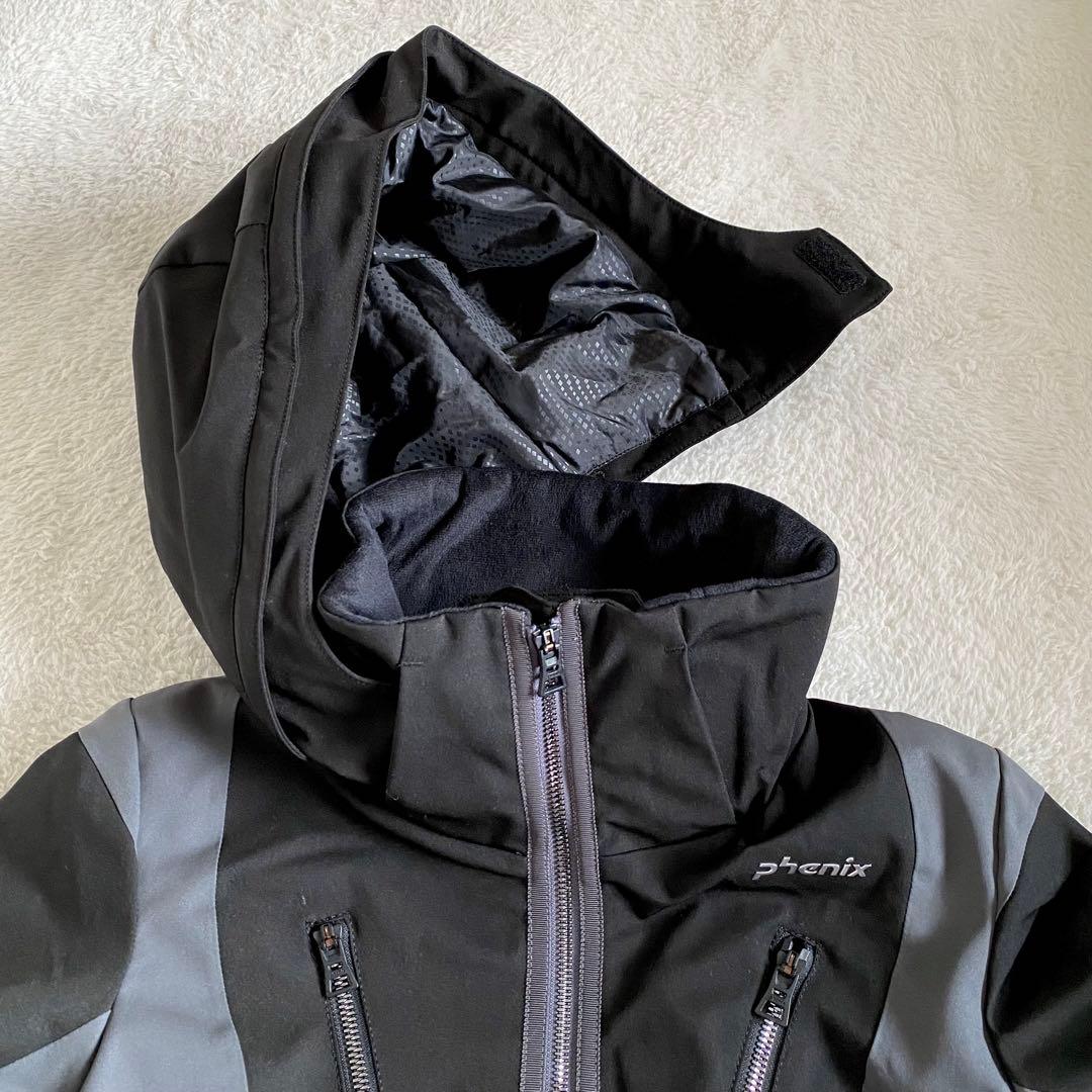 【美品】フェニックス 高級ライン スキーウェア　ダウンジャケット　ブラック