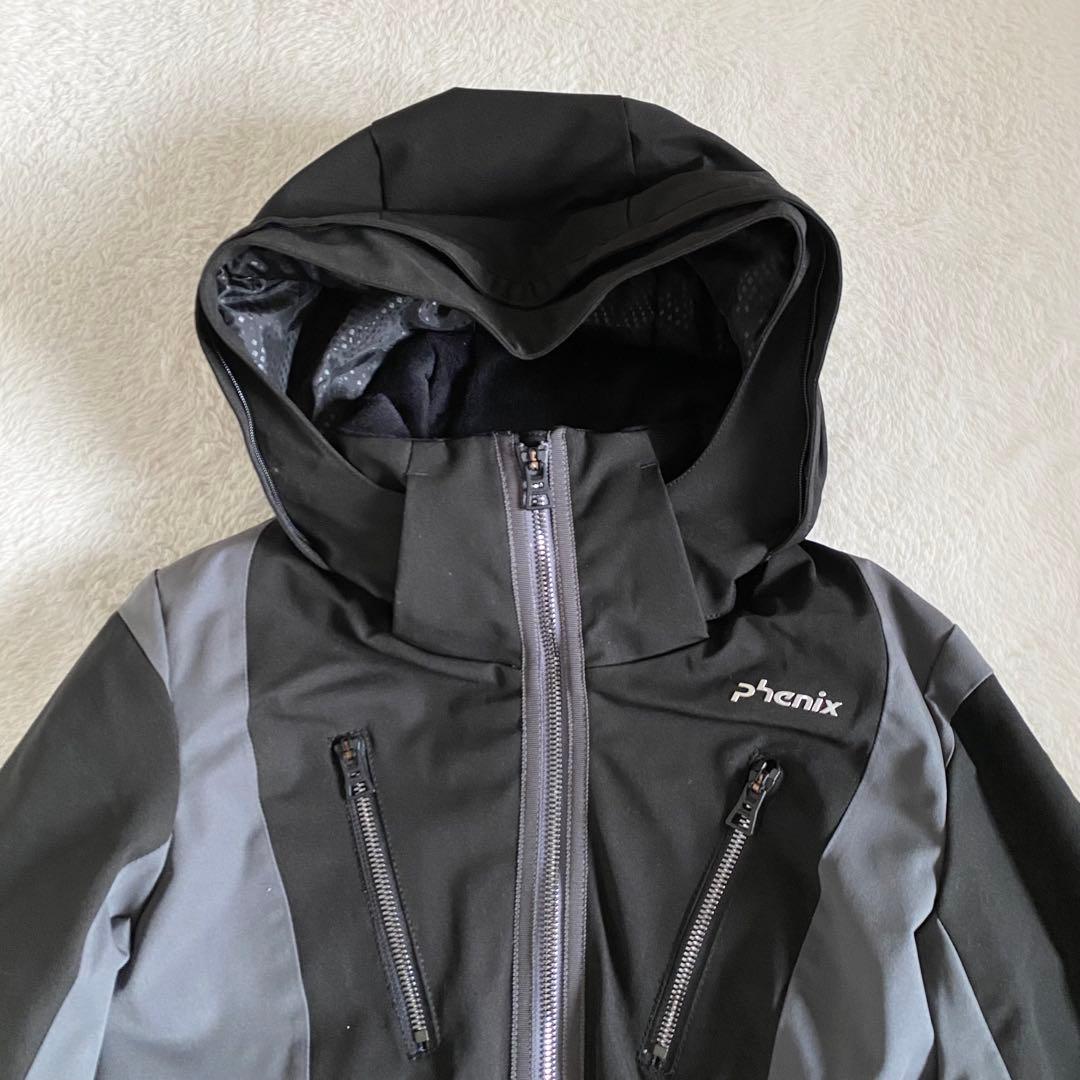 【美品】フェニックス 高級ライン スキーウェア　ダウンジャケット　ブラック