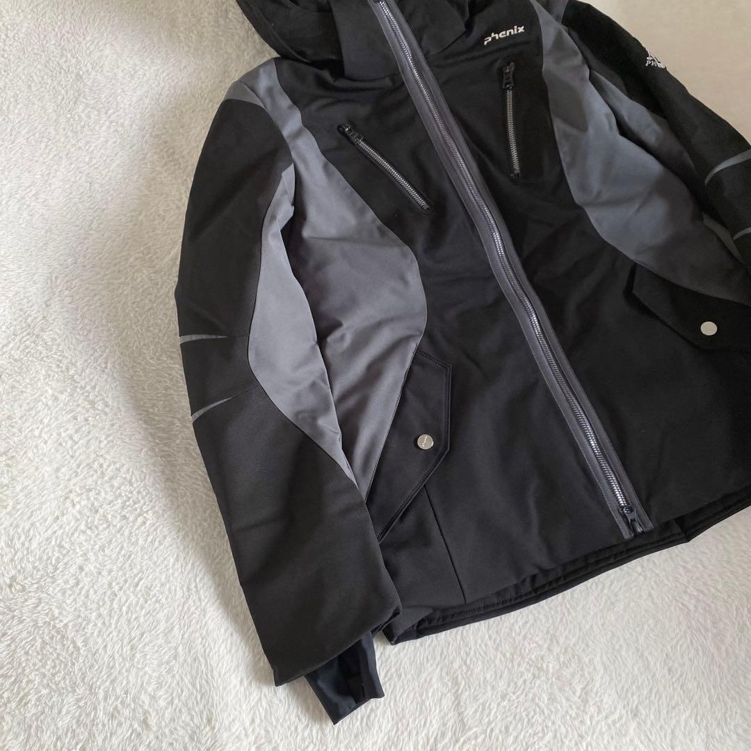【美品】フェニックス 高級ライン スキーウェア　ダウンジャケット　ブラック