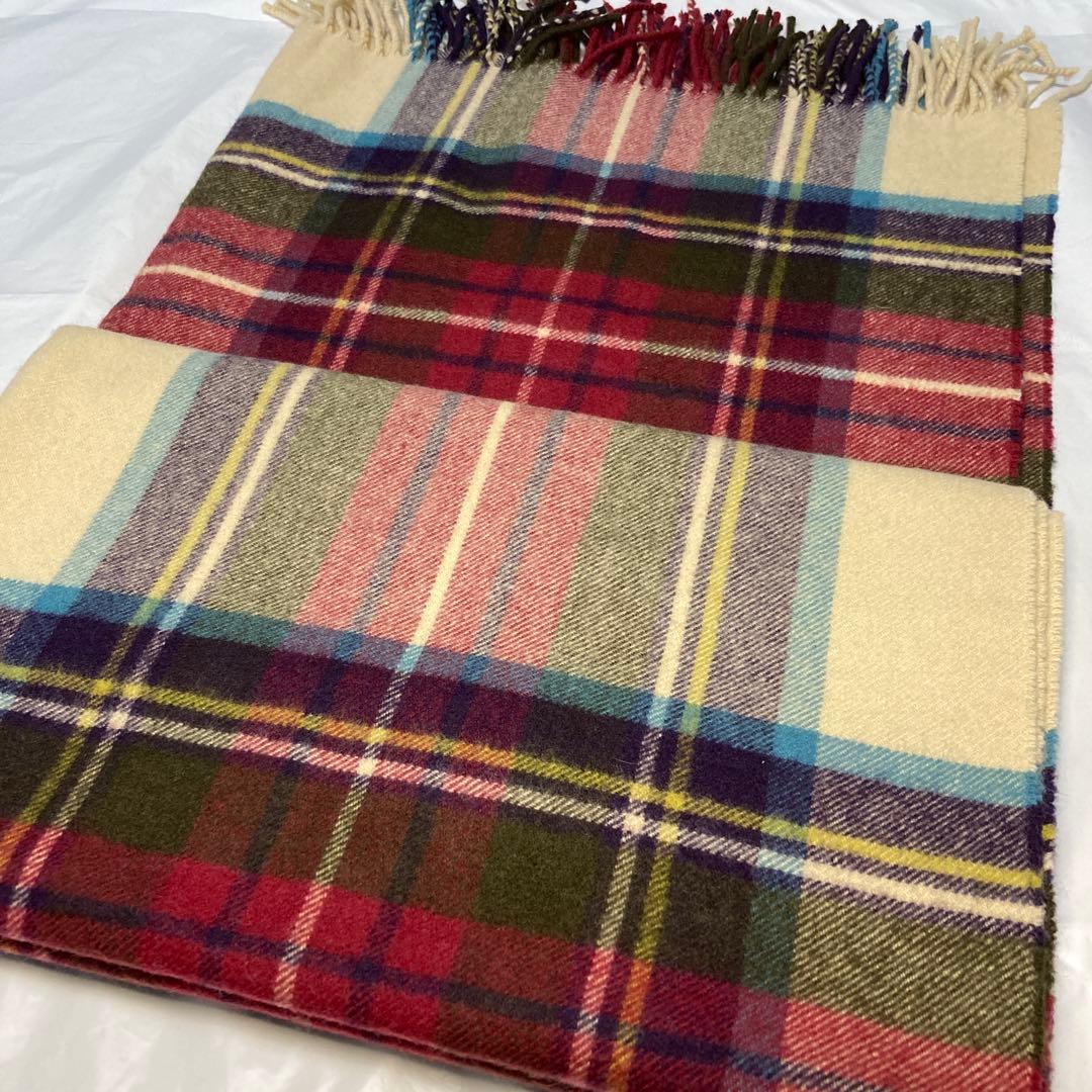 ジョンストンズ カシミヤ100％ 大判ストール ヘシアンドレス 国内正規品