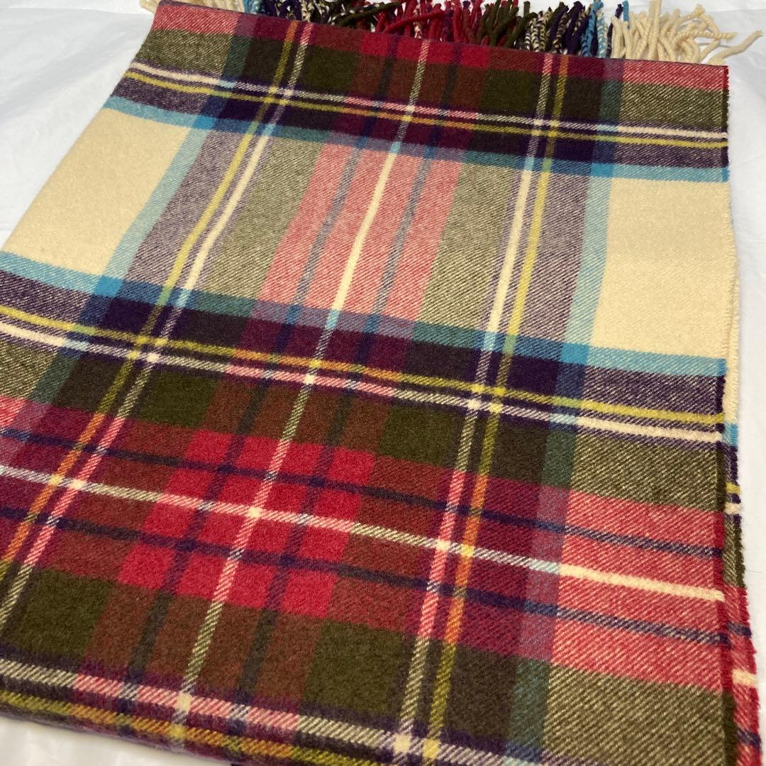 ジョンストンズ カシミヤ100％ 大判ストール ヘシアンドレス 国内正規品