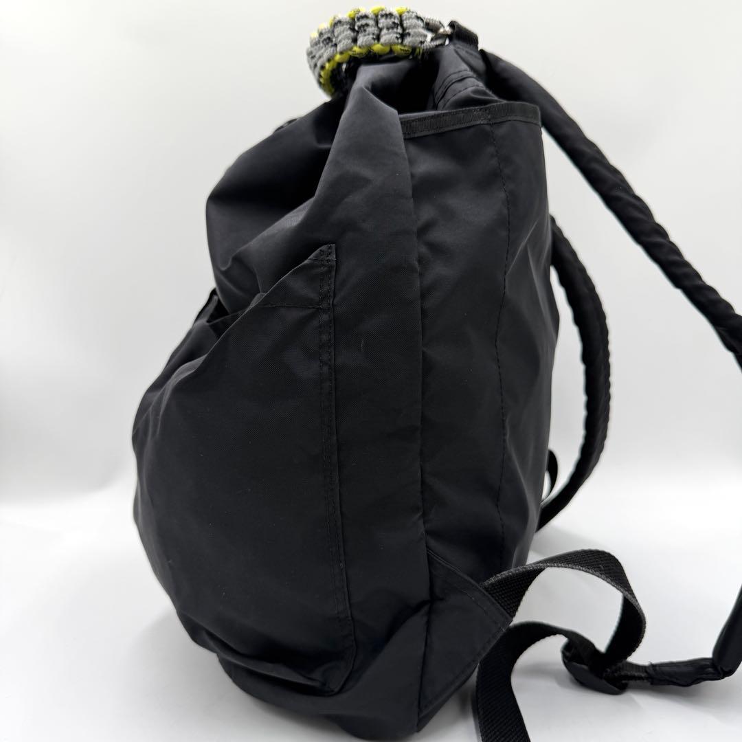 【希少】zattu リュック バックパック EVERS 巾着 ナイロン ブラック