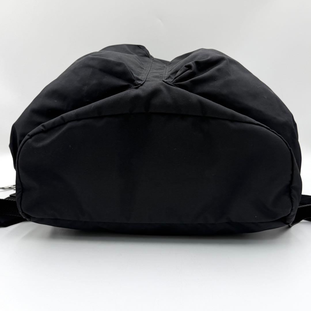 【希少】zattu リュック バックパック EVERS 巾着 ナイロン ブラック