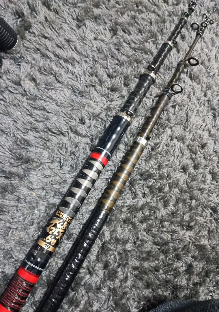 シマノハイパワーX磯6号4.8m&ハイパワーXかかり3号4.5mまとめて2本