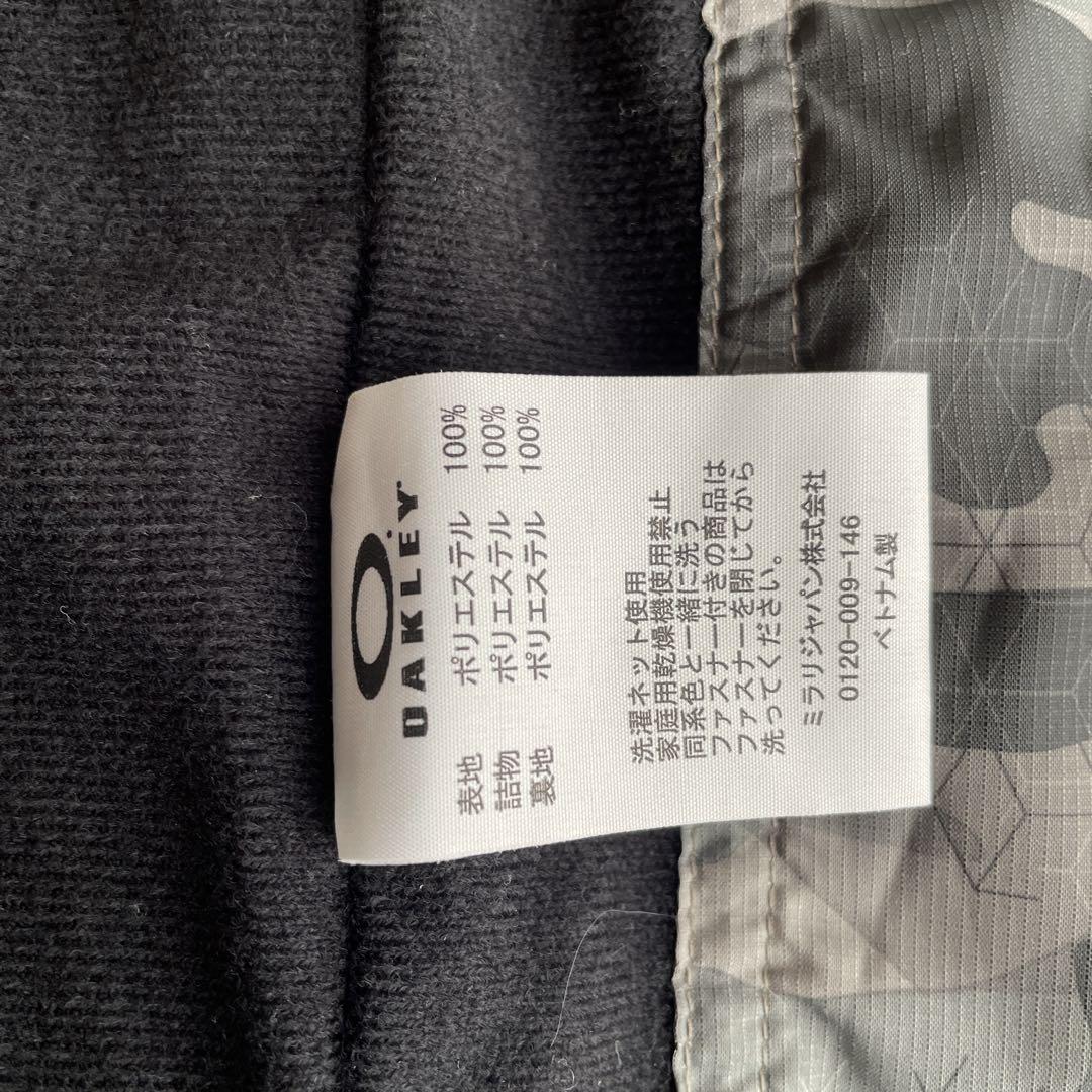 OAKLEY フード付き　ロング丈　フィールドコート ブラック　XL