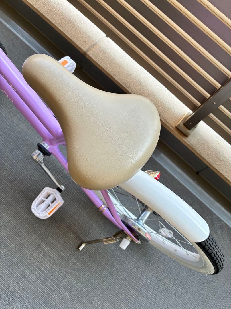 子供用自転車 18インチ パープル　受け渡し希望