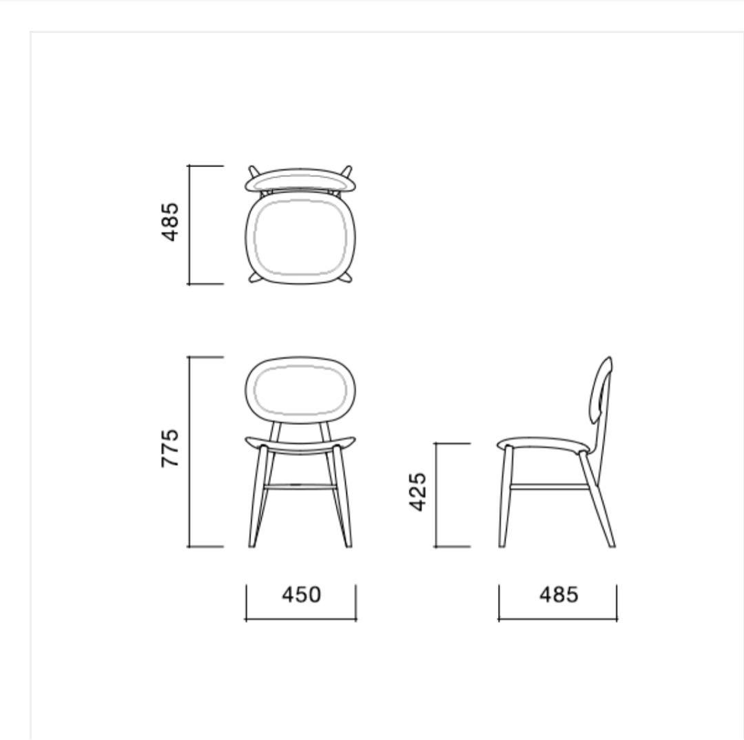 IDEE CONVENTO CHAIR Black イデー