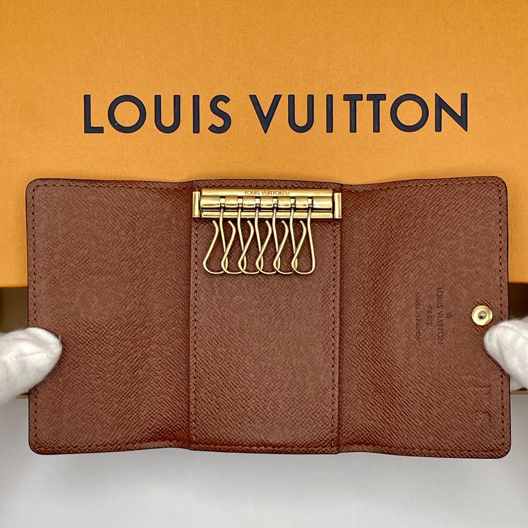 【美品】ルイヴィトン モノグラム ミュルティクレ6 キーケース6連