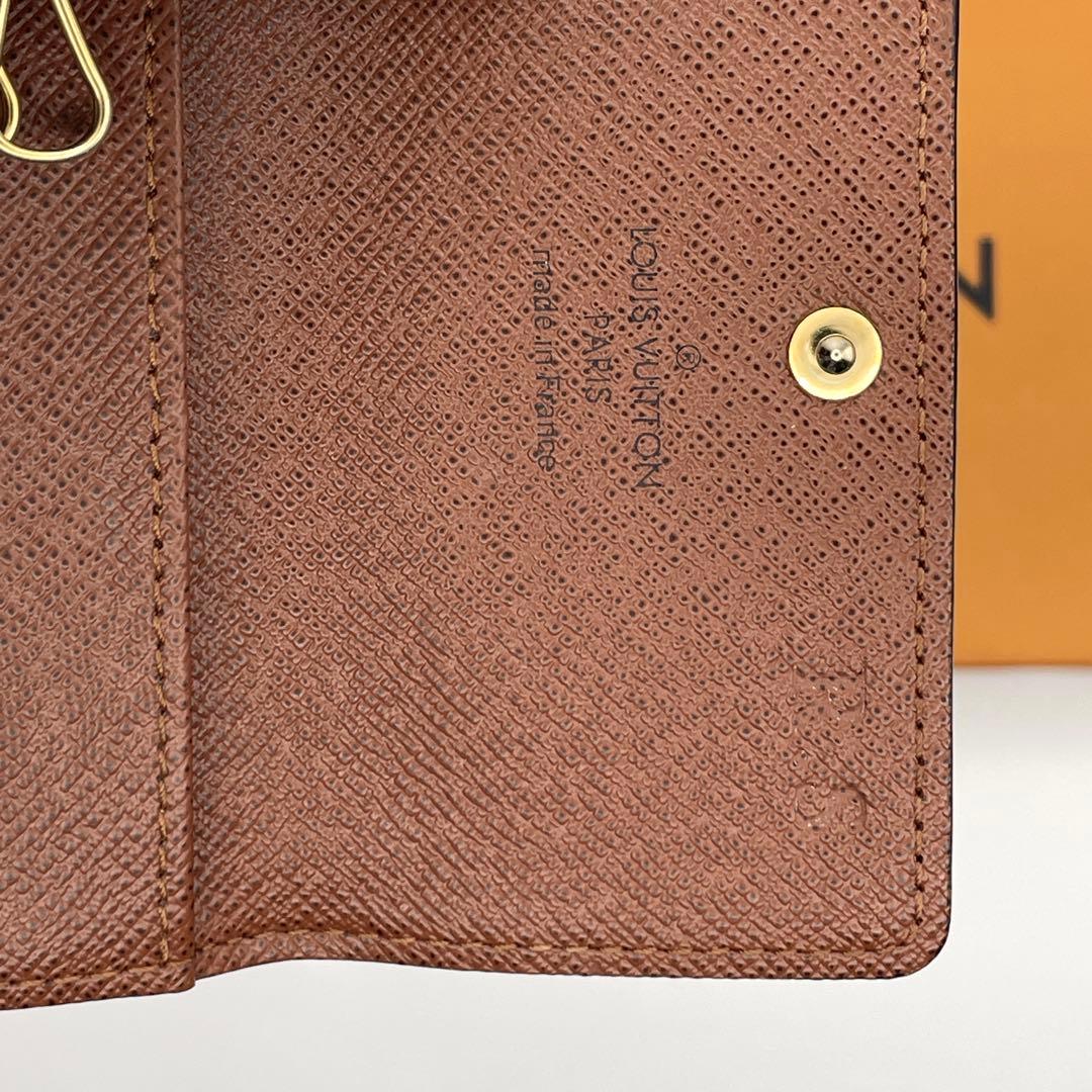 【美品】ルイヴィトン モノグラム ミュルティクレ6 キーケース6連