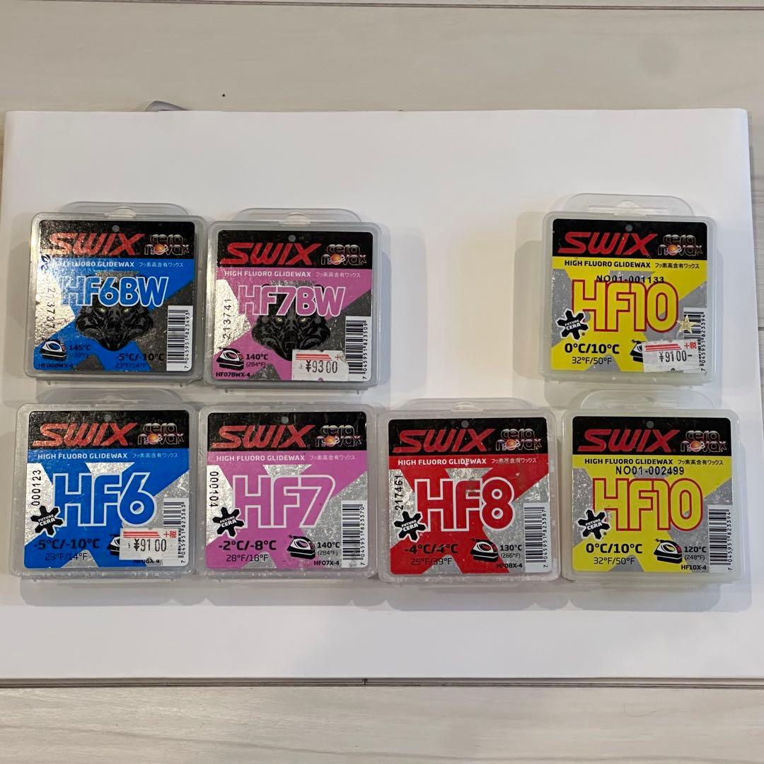 SWIX HF ワックスシリーズセット ハイフッ素ワックス