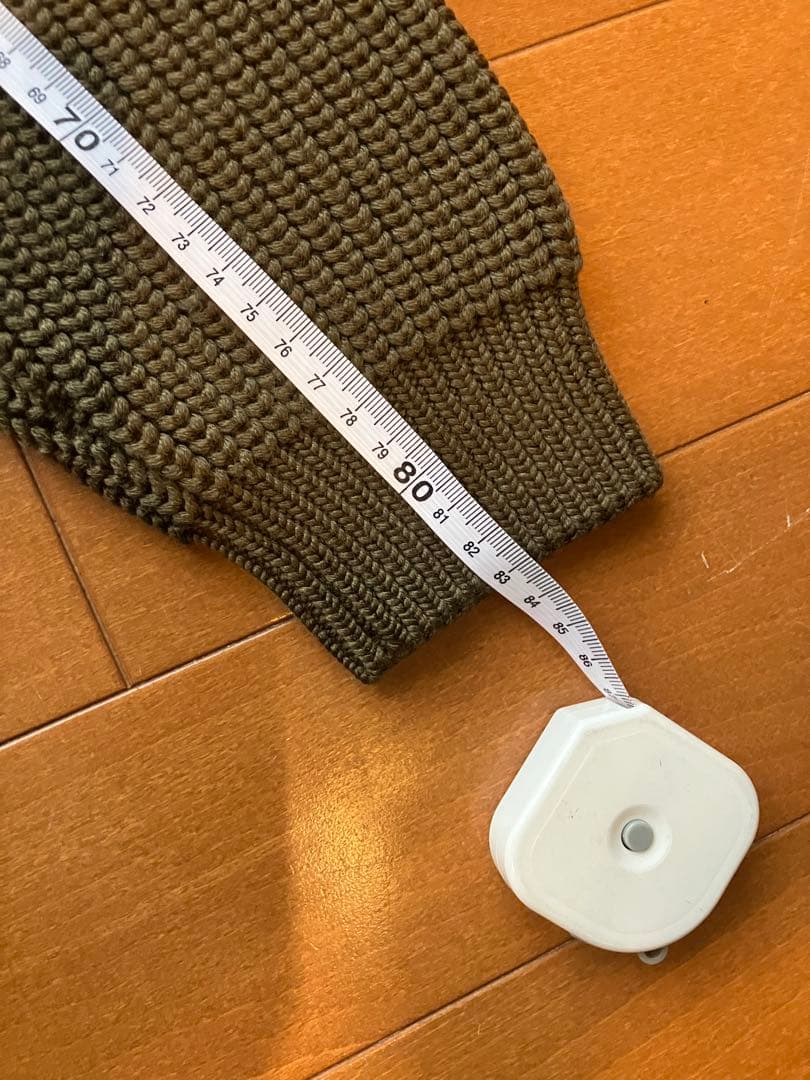 Z*k様 【希少色】BATONER オリーブグリーン カーキ ニットセーター 1