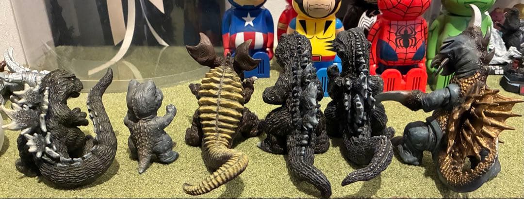 ゴジラフィギュア 6体セット ウエストケンジ リアルディフォルメソフビ