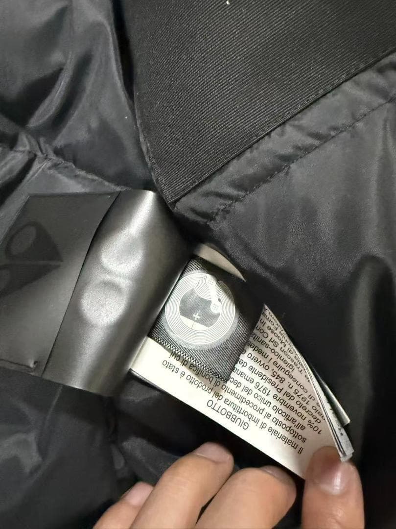 MOOSE KNUCKLES ブラックダウンジャケット~