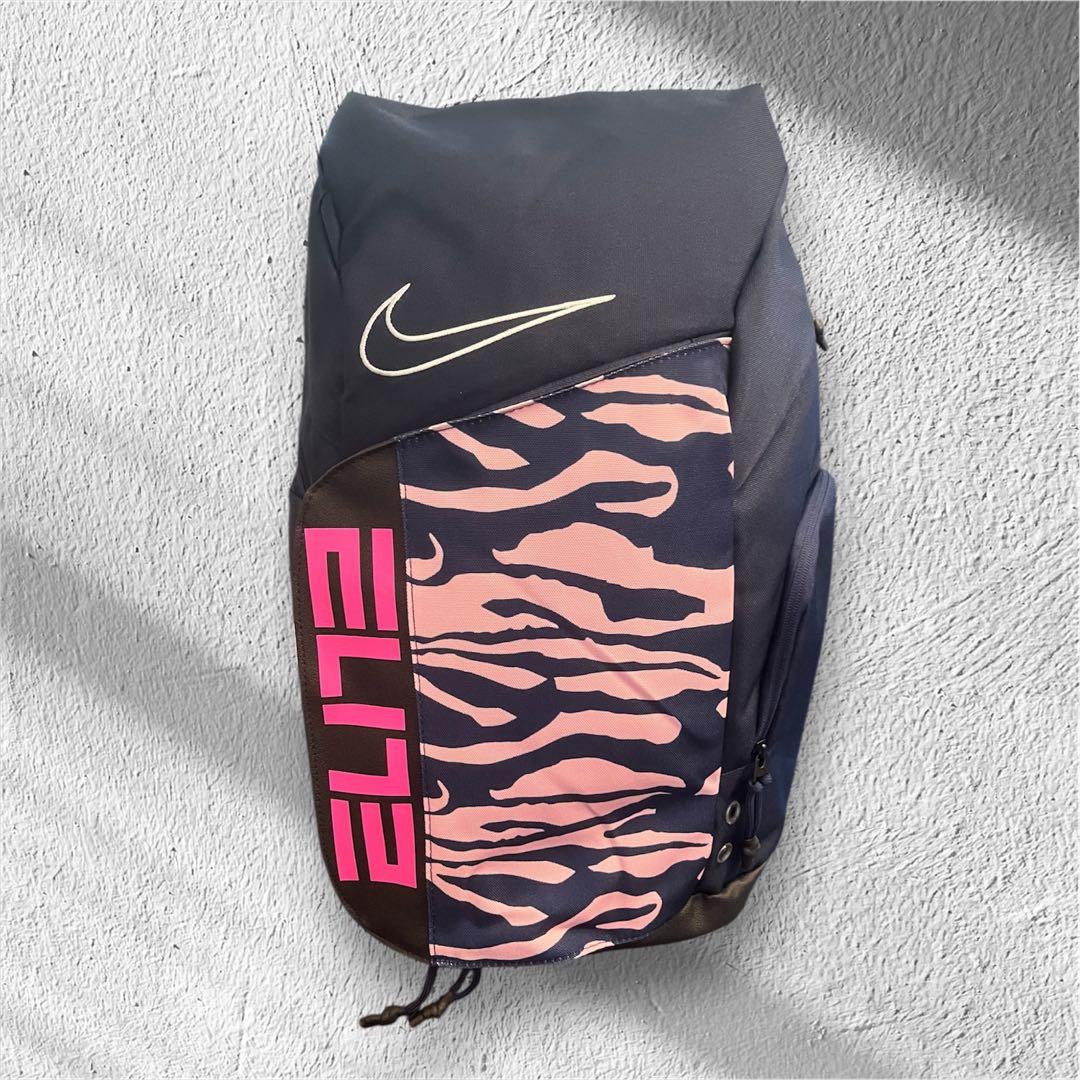 Nike ELITE バスケットボールバッグ ネイビー　ゼブラ柄　未使用